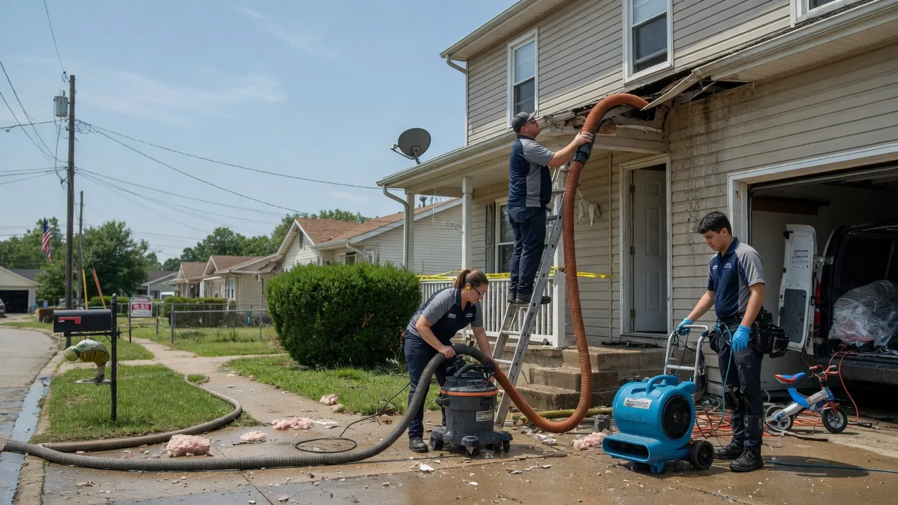 Water Damage Restoration in State Line, IN near me